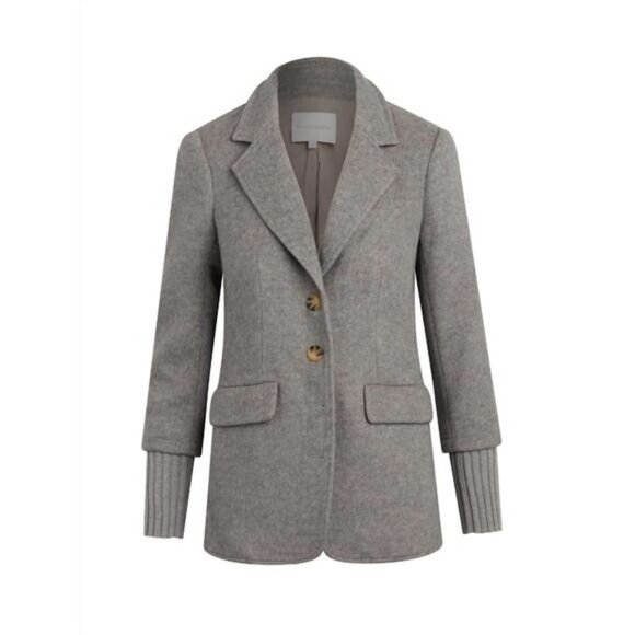 NEW FAVORITE DAUGHTER the city blazer in frost gray - Picture 5 of 6